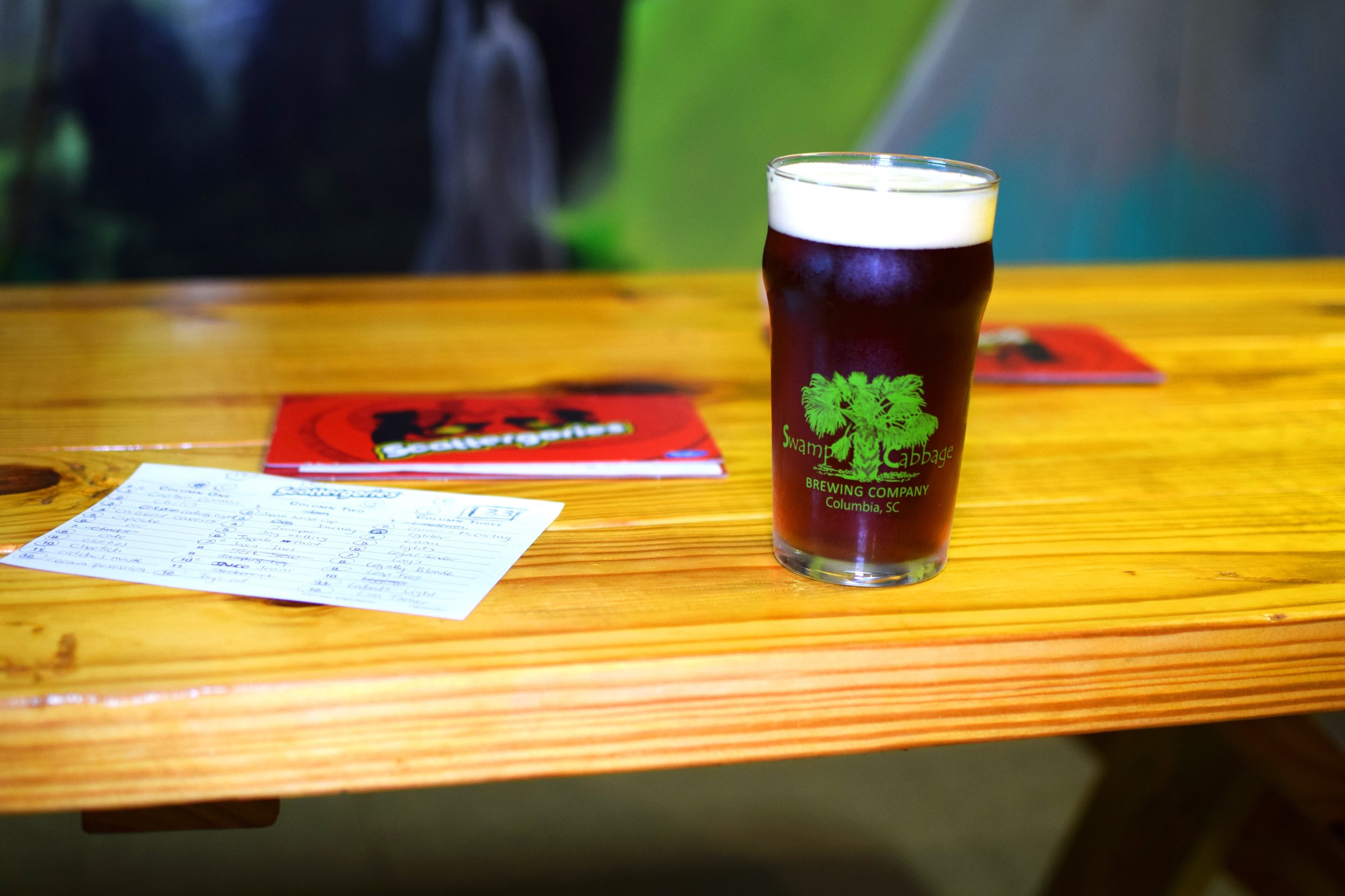 Enjoy a board game with a cold pint.
