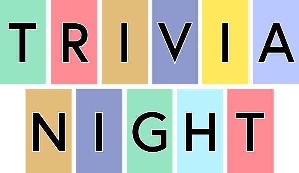 FRIDAY NIGHT TRIVIA (No Trivia June 3rd - Closed for Private Event)